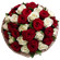 bouquet of red and white roses. Christchurch