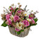 floral arrangement in a basket. Christchurch