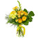 Yellow bouquet of roses and chrysanthemum. Christchurch